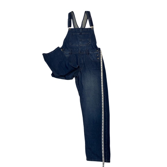 Free People NWT We The Free Ziggy Denim Overalls Size M Short Version - Picture 12 of 15